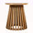 Outdoor Acacia Wood Patio Side Table, Round Coffee Table For Backyard, Lawn, Balcony-362563079