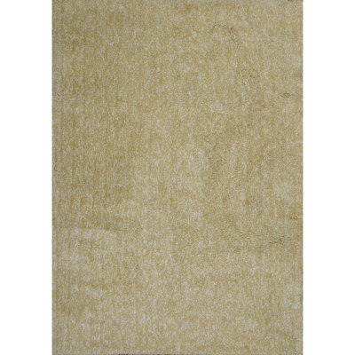 Tapis jaune chiné Calsey 3 pi x 5 pi
