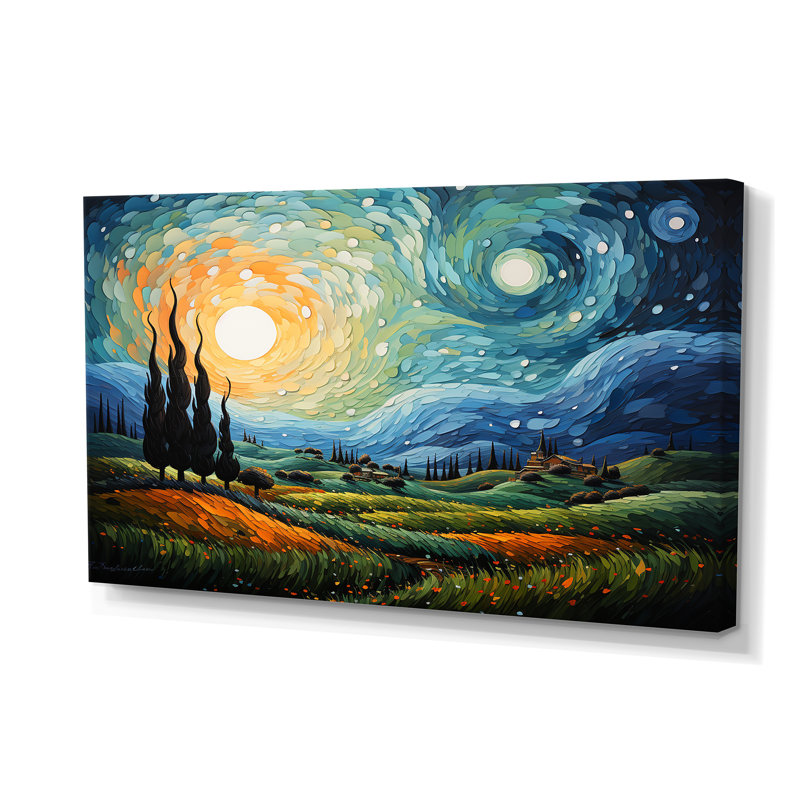 Vangogh le cyprès se balançant II - décoration murale Vangogh