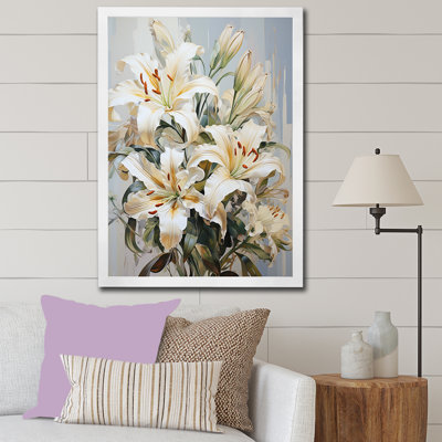 «Garden of Lilies Dreams III», reproduction sur toile