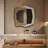 Asymmetrical MDF Wall Mirror-1400977731