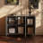 46.85" Wide Modern Farmhouse 3 Door Sideboard Cabinet-1845592229