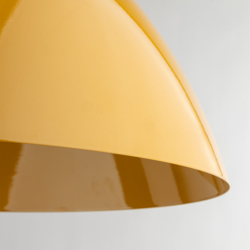 Luminaire suspendu noir FARO, Jaune
