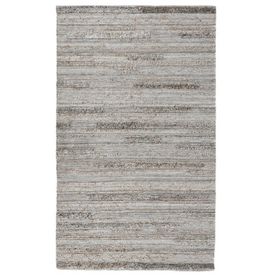 Fallon Abstract Area Rug in Gray