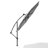 Arlo 3m Cantilever Parasol with LED Light-835371971