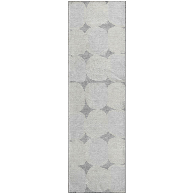 Premium Machine Washable Prisco Gray Rug