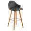 Kai Upholstered Bar Stool with Solid Wood Frame-138653062