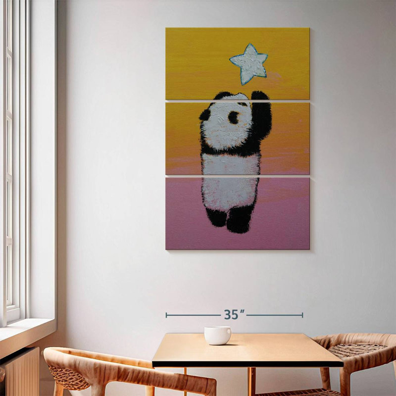 Brampt Panda Star, 65" H x 42" W
