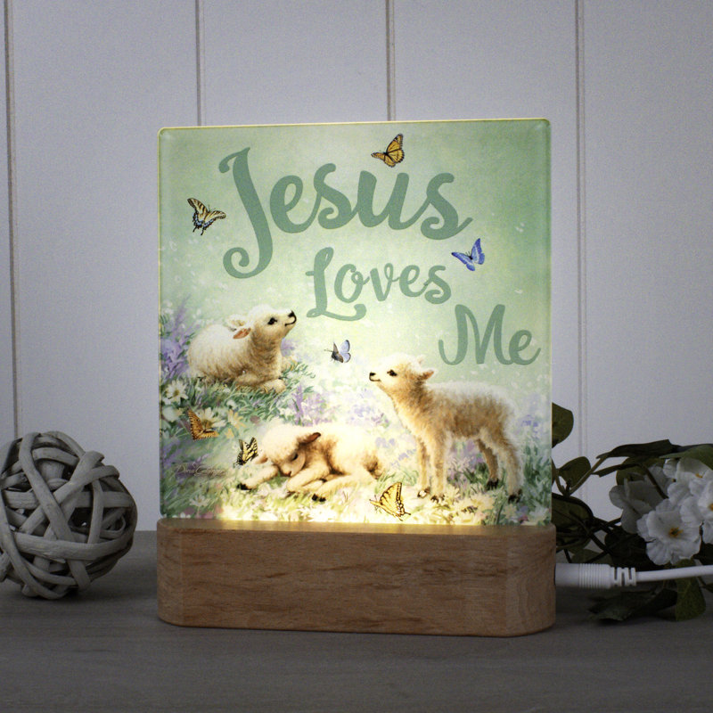 Jesus Loves Me Night Light