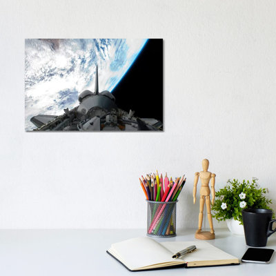 Space Shuttle Endeavour's Payload Bay by Stocktrek Images - Wrapped Canvas Print