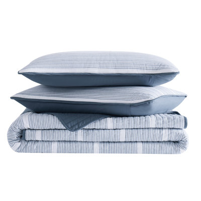 Niari Yarn Dye Stripe Cotton Striped Quilt