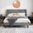 Toderick Upholstered Platform Bed with Deluxe Wingback and Linen Blend-1396361527-1396361530
