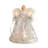 White 12'' Wood Lighted Tree Topper