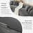 Chenille Modern 3-seater Curved Boneless Sectional Sofa, 2-piece Symmetrical Design With Sponge & Pocket Spring Support, No Assembly Required-803540731