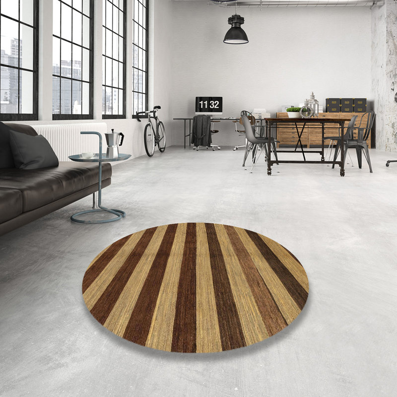 Tapis abstrait moderne 1699, Rond 6 pi