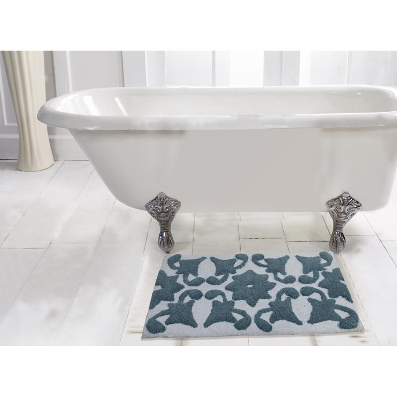 Tapis de bain Kushner, Bleu aqua