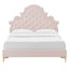 Lit plateforme performant en velours Gwyneth-1105185570-1197124676