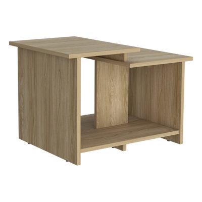 Weman 23.6" W  Coffee Table With Open Shelf Home Office Storage
