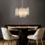 Luminaire suspendu de style lustre moderne en cristal de 20 po à 4 lumières style lustre en cristal pour salle à manger, salon et entrée-38684155