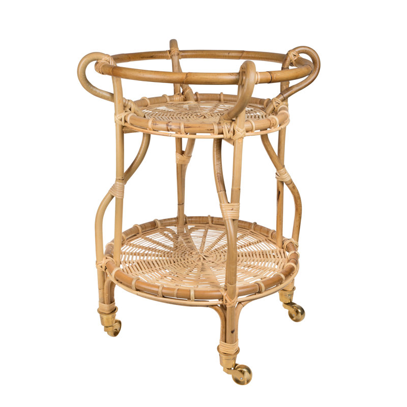 Chariot en rotin franco francois Albini Fratellino