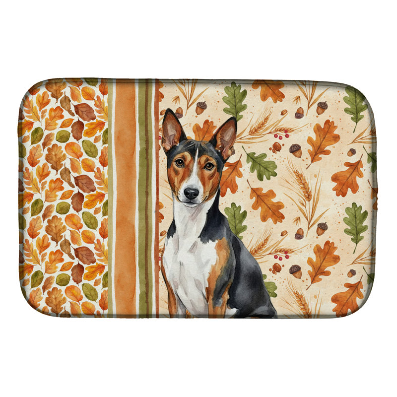 Tapis de séchage d'automne Basenji Heirloom