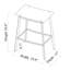 Tabouret de comptoir 25,5 po Hovey-2072444632