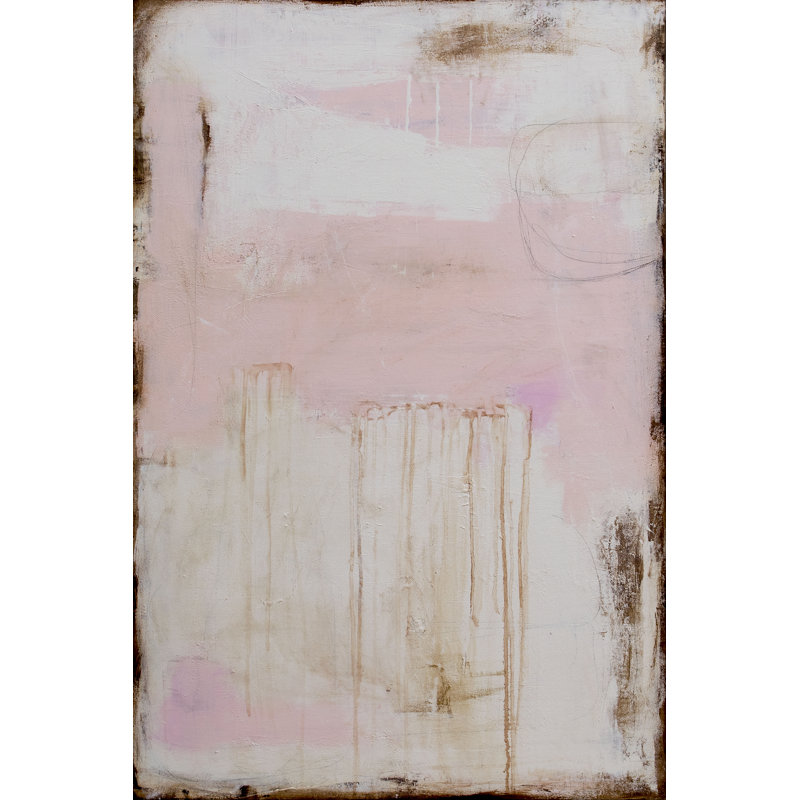 Soft Sounds by Erin Ashley - Painting on Canvas, 46 cm H x 30 cm W, Wrapped Canvas