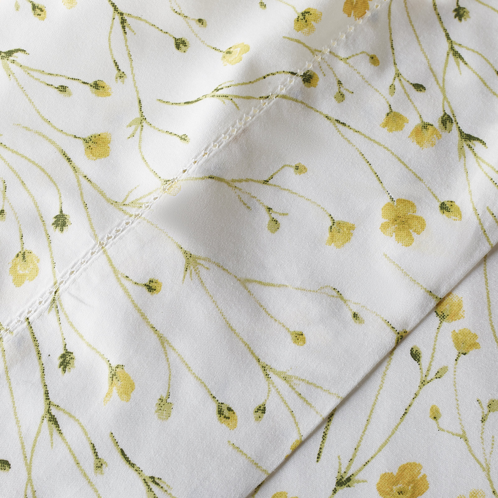 Avoca Cotton Sheet Set, Twin Sheet Set + Fitted Sheet + 1 Pillowcase