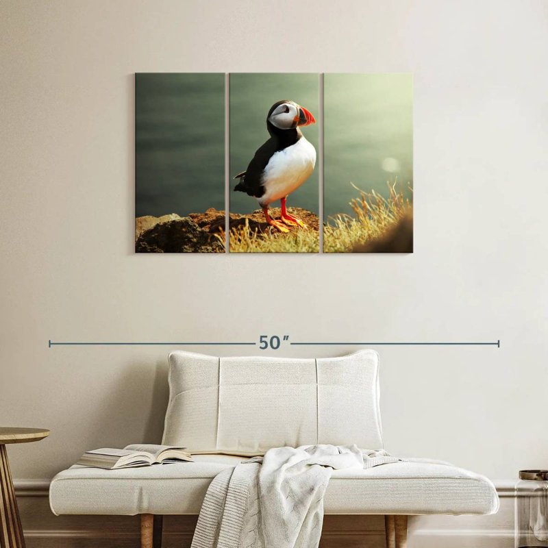 Brampt Proud Puffin, 24" H x 38" W