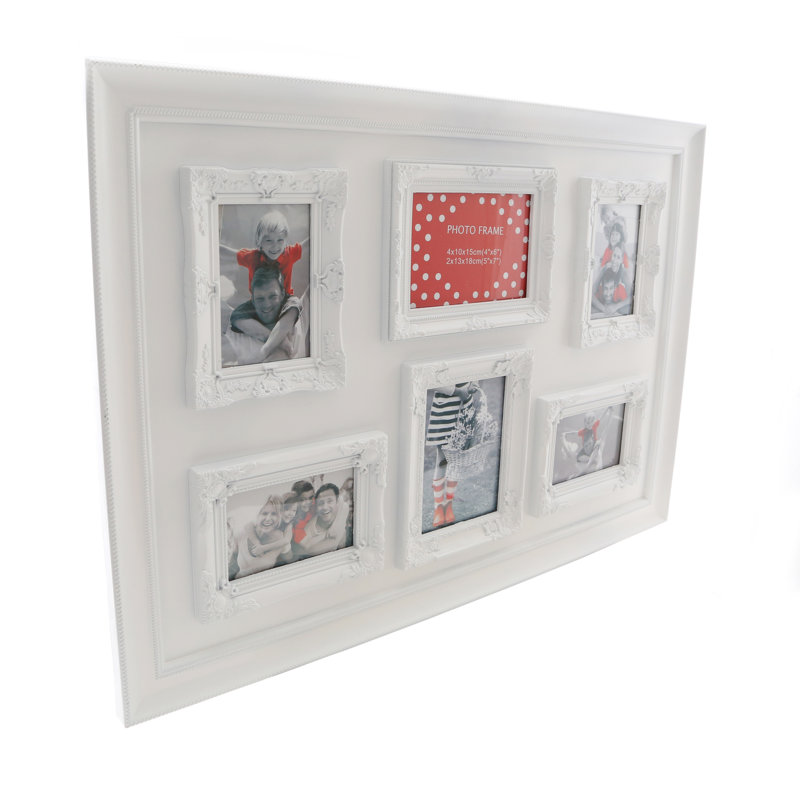 White Embossed Picture Frame