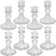 8 Pcs Set Include Taper Candle Holders And Stripe Candle Holders,Two Style