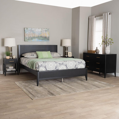 Ensemble de chambre à coucher 4 pièces Wooley