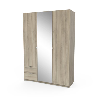 Birkan 3 Door Manufactured Wood Wardrobe