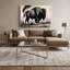 Faune, bison américain, art mural sur toile-1132561031