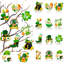 Ornements de la Saint-Patrick, 36 pièces décorations d'arbre de la Saint-Patrick