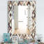 Miroir mural à losanges rétro-40097549
