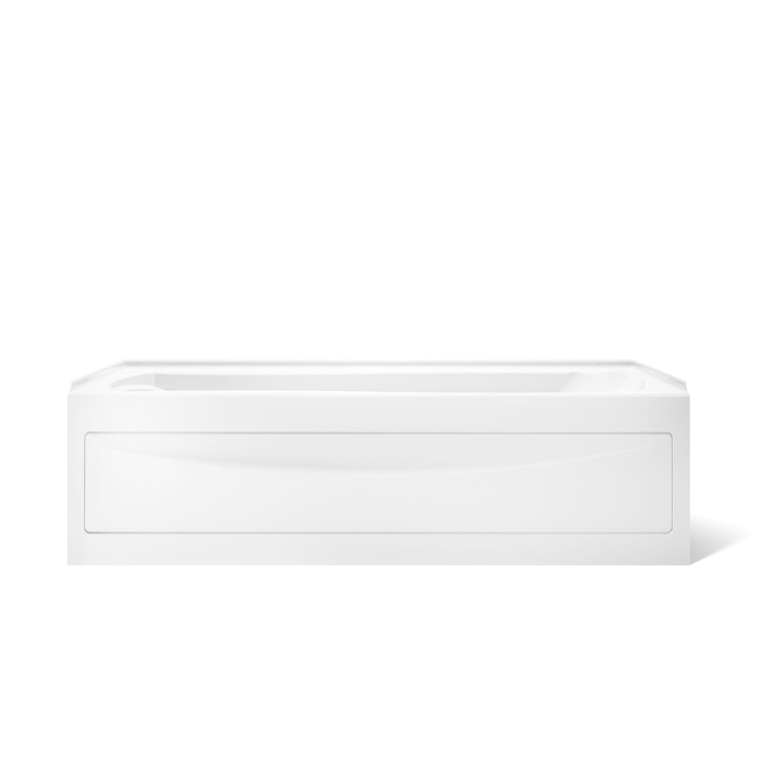 Mariposa 72" x 36" Acrylic Alcove Soaking Bathtub Kohler 