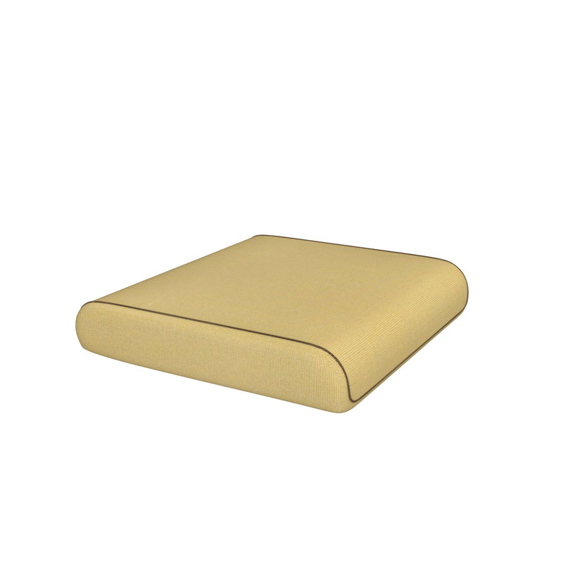 Sunbrella® Indoor/Outdoor Patio Ottoman Cushion, Yellow