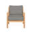 Classic Teak Club Chair - Charcoal-120128825