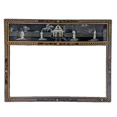  Miroir oriental en nacre noire