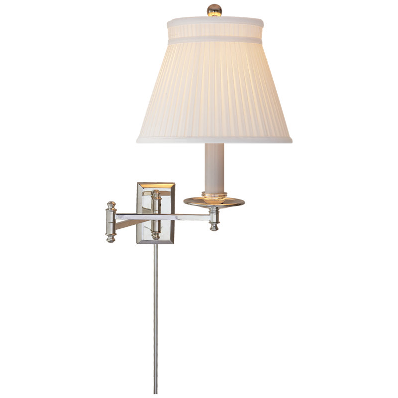 Chapman & Myers Dorchester Swing Arm, Polished Nickel