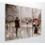 Riverwalk Charm - Ensemble de 3 reproductions d'images sur toiles-24621987