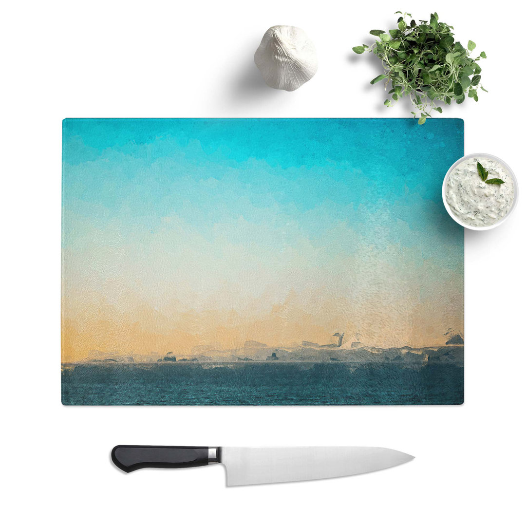 Tempered Glass Croatia from a Distance Chopping Board
