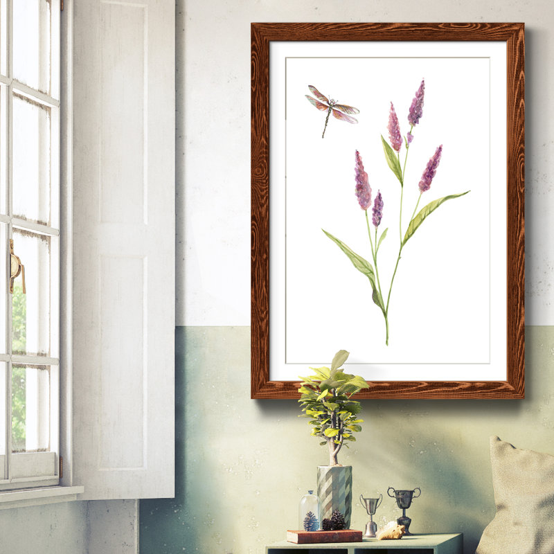Wildflower Botanical IV - Cadre photo, reproduction d'art sur papier, H 44 po x l 31 po x P 1 po, Érable