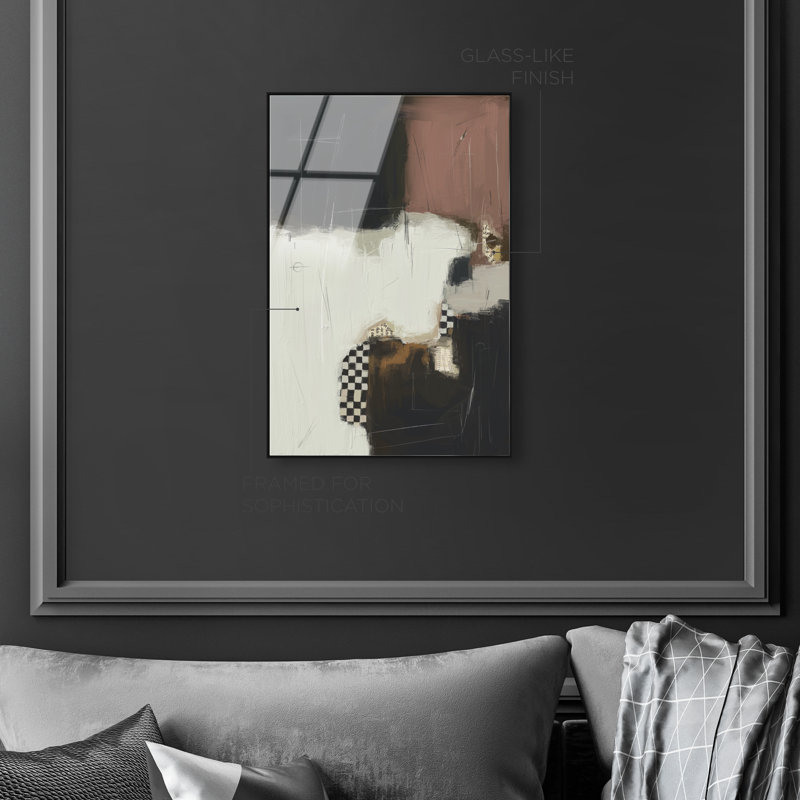 Longing II Print by Oliver Gal, 31"H x 46"W, Black Floater Frame