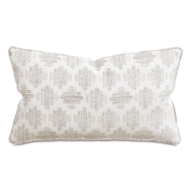 Benson Pillow Cover & Insert, Cline Cream Graphic, 15" H x 26" W, Rectangular