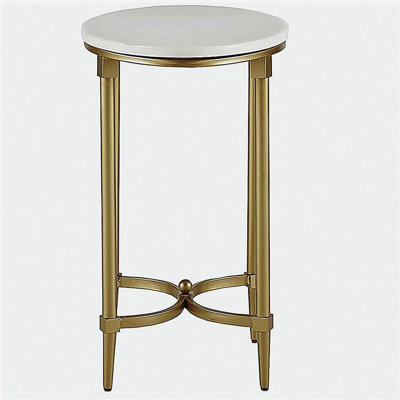 Bordeaux red side table