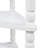 33.8'' Small Triangle Corner Table, Wood Corner Side Table For Small Spaces/living Room, 3 Tier End Corner Table With Solid Wood Legs, Milk White-1236714134