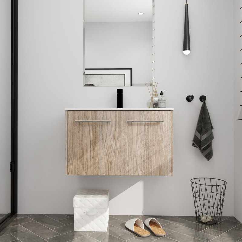 Meuble-lavabo mural