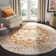 Christa Oriental Orange/Ivory Area Rug